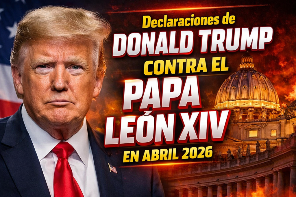 Declaraciones de Donald Trump contra el Papa León XIV en abril 2026 polémica global y reacciones del Vaticano