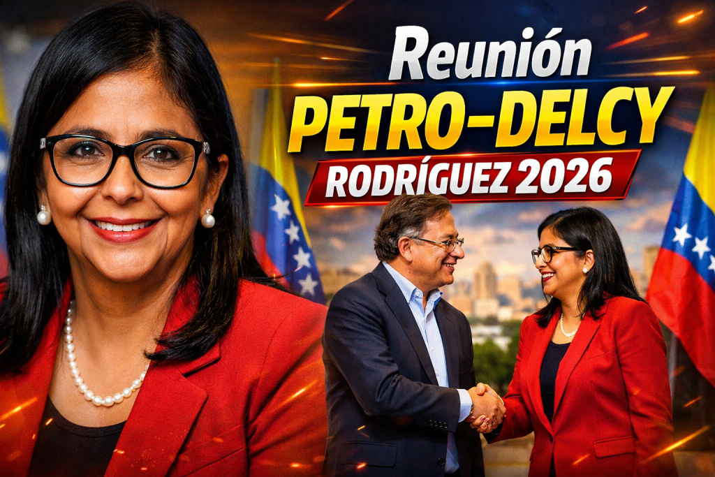 Reunión Petro–Delcy Rodríguez 2026 Colombia y Venezuela reactivan diálogo político y energético