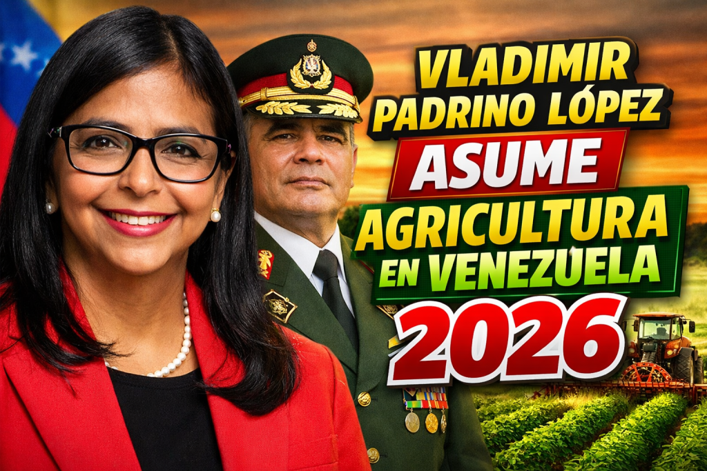 Vladimir Padrino López asume Agricultura en Venezuela 2026 cambios en el gabinete buscan reactivar la producción agropecuaria